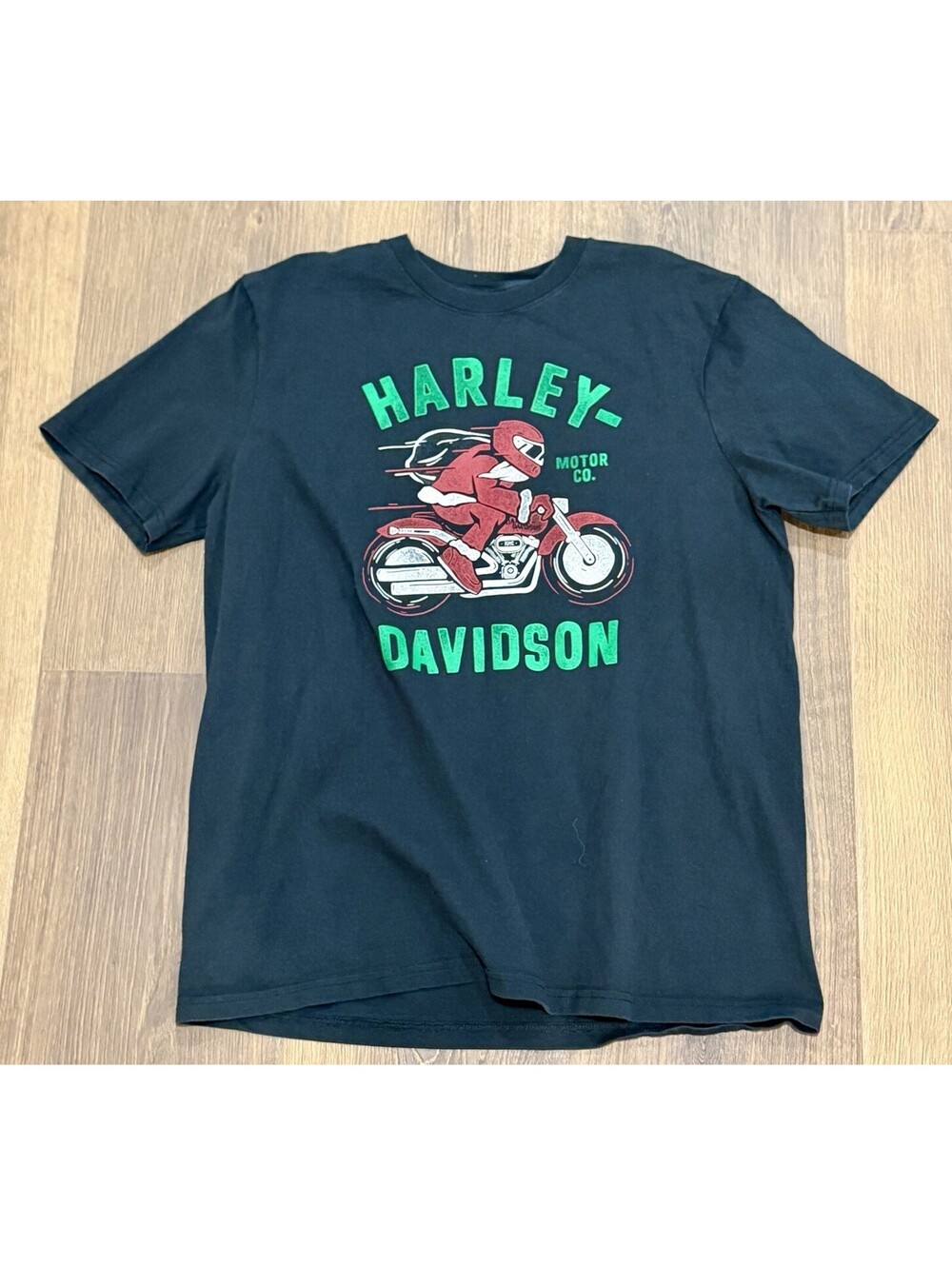 Harley Davidson Graphic T-Shirt Black Men’s Large #15A